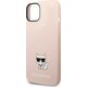 Karl Lagerfeld Etui Karl Lagerfeld do iPhone 14 Plus 6,7" hardcase jasnoróżowy/light pink Silicone Choupette Body