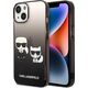 Karl Lagerfeld Etui Karl Lagerfeld do iPhone 14 Plus 6,7" hardcase czarny/black Gradient Ikonik Karl & Choupette