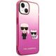 Karl Lagerfeld Etui Karl Lagerfeld do iPhone 14 Plus 6,7" hardcase różowy/pink Gradient Ikonik Karl & Choupette