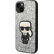 Karl Lagerfeld Etui Karl Lagerfeld do iPhone 14 Plus 6,7" hardcase srebrny/silver Glitter Flakes Ikonik