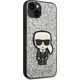 Karl Lagerfeld Etui Karl Lagerfeld do iPhone 14 Plus 6,7" hardcase srebrny/silver Glitter Flakes Ikonik