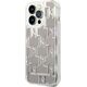 Karl Lagerfeld Etui Karl Lagerfeld do iPhone 14 Pro 6,1" hardcase srebrny/silver Liquid Glitter Monogram