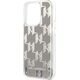 Karl Lagerfeld Etui Karl Lagerfeld do iPhone 14 Pro 6,1" hardcase srebrny/silver Liquid Glitter Monogram