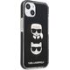 Karl Lagerfeld Etui Karl Lagerfeld do iPhone 13 mini 5,4" hardcase czarny/black Karl&Choupette Head