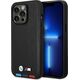 BMW Etui BMW do iPhone 14 Pro 6,1" czarny/black Leather Stamp Tricolor Magsafe
