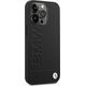 BMW Etui BMW do iPhone 14 Pro Max 6,7" czarny/black Leather Stamp