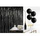 PartyDeco Kurtyna Party Zasłona czarna Ścianka 90x250cm