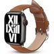 Crong Crong Noble Band - Pasek z naturalnej skóry do Apple Watch 42/44/45/49 mm (Mokka)