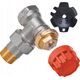 Comap Zawór term. prosty - 1/2 z nast. wstępną COMAP D3805E euro (DWZ)