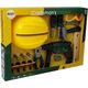 LeanToys Zestaw Majsterkowicza Wiertarka na Baterie Okulary Ochronne Kask
