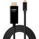 Kabel USB Lindy USB-C - HDMI 2 m Czarny (43292)