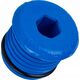 TI Group Korek do prób szczelności do rury PEX 32x3,0mm niebieski