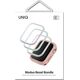 Uniq Ramka UNIQ do etui Moduo Apple Watch 4/5/6/7/8/SE 40/41mm Szałwiowy-Lillak-Biały/Sage-Lilac-White [3 PACK]