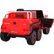 Mercedes Auto na alumulator Mercedes G63 6x6 AMG Czerwony