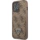Guess Guess GUHCP13LP4TPW iPhone 13 Pro / 13 6,1" brązowy/brown hardcase 4G Triangle Logo Cardslot NoSize