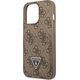 Guess Guess GUHCP13LP4TPW iPhone 13 Pro / 13 6,1" brązowy/brown hardcase 4G Triangle Logo Cardslot NoSize