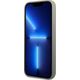 Guess Guess GUHMP13LSPLG iPhone 13 Pro / 13 6,1" szary/grey hard case Silicone Logo Plate MagSafe NoSize