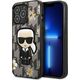Karl Lagerfeld Karl Lagerfeld KLHCP13LPMNFIK1 iPhone 13 Pro / 13 6,1" szary/grey Flower Ikonik Karl NoSize