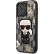 Karl Lagerfeld Karl Lagerfeld KLHCP13LPMNFIK1 iPhone 13 Pro / 13 6,1" szary/grey Flower Ikonik Karl NoSize