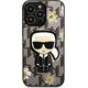 Karl Lagerfeld Karl Lagerfeld KLHCP13LPMNFIK1 iPhone 13 Pro / 13 6,1" szary/grey Flower Ikonik Karl NoSize