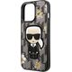 Karl Lagerfeld Karl Lagerfeld KLHCP13LPMNFIK1 iPhone 13 Pro / 13 6,1" szary/grey Flower Ikonik Karl NoSize