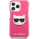 Karl Lagerfeld Karl Lagerfeld KLHCP13LTPECPI iPhone 13 Pro / 13 6,1" hardcase fuksja/fuschia Choupette Head NoSize