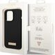 Guess Guess GUHMP14XSBPLK iPhone 14 Pro Max 6,7" czarny/black hard case Silicone Logo Plate MagSafe NoSize