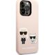 Karl Lagerfeld Karl Lagerfeld KLHMP14LSSKCI iPhone 14 Pro 6,1" hardcase jasnoróżowy/light pink Silicone Karl & Choupette Magsafe NoSize