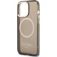 Guess Guess GUHMP13XHTCMK iPhone 13 Pro Max 6,7" czarny/black hard case Gold Outline Translucent MagSafe NoSize