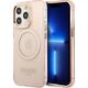 Guess Guess GUHMP13XHTCMP iPhone 13 Pro Max 6,7" różowy/pink hard case Gold Outline Translucent MagSafe NoSize