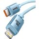 Kabel USB Baseus USB-C - Lightning 2 m Jasnoniebieski (BSU3639)