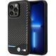 BMW Etui BMW BMHCP14L22NBCK iPhone 14 Pro 6,1" czarny/black Leather Carbon