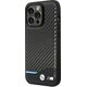 BMW Etui BMW BMHCP14L22NBCK iPhone 14 Pro 6,1" czarny/black Leather Carbon