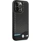 BMW Etui BMW BMHCP14L22NBCK iPhone 14 Pro 6,1" czarny/black Leather Carbon
