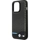 BMW Etui BMW BMHCP14L22NBCK iPhone 14 Pro 6,1" czarny/black Leather Carbon