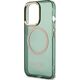 Guess Guess GUHMP13LHTCMA iPhone 13 Pro / 13 6,1" zielony/khaki hard case Gold Outline Translucent MagSafe NoSize