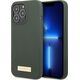 Guess Guess GUHMP13LSPLA iPhone 13 Pro / 13 6,1" zielony/khaki hard case Silicone Logo Plate MagSafe NoSize