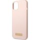 Guess Guess GUHMP13SSBPLP iPhone 13 mini 5,4" różowy/pink hard case Silicone Logo Plate MagSafe NoSize