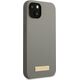 Guess Guess GUHMP13SSPLG iPhone 13 mini 5,4" szary/grey hard case Silicone Logo Plate MagSafe NoSize