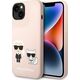 Karl Lagerfeld Karl Lagerfeld KLHMP14MSSKCI iPhone 14 Plus 6,7" hardcase jasnoróżowy/light pink Silicone Karl & Choupette Magsafe NoSize