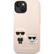 Karl Lagerfeld Karl Lagerfeld KLHMP14MSSKCI iPhone 14 Plus 6,7" hardcase jasnoróżowy/light pink Silicone Karl & Choupette Magsafe NoSize