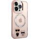 Karl Lagerfeld Karl Lagerfeld KLHMP14LHKCP iPhone 14 Pro 6,1" hardcase różowy/pink Karl & Choupette Aluminium Magsafe NoSize