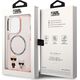 Karl Lagerfeld Karl Lagerfeld KLHMP14LHKCP iPhone 14 Pro 6,1" hardcase różowy/pink Karl & Choupette Aluminium Magsafe NoSize
