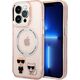 Karl Lagerfeld Karl Lagerfeld KLHMP14XHKCP iPhone 14 Pro Max 6,7" hardcase różowy/pink Karl & Choupette Aluminium Magsafe NoSize