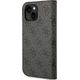 Guess Etui Guess GUBKP14SHG4SHK Apple iPhone 14 czarny/black book 4G Vintage Gold Logo