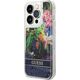 Guess Etui Guess GUHCP14XLFLSB Apple iPhone 14 Pro Max niebieski/blue hardcase Flower Liquid Glitter