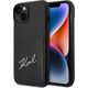 Karl Lagerfeld Etui Karl Lagerfeld KLHCP14MCSSK Apple iPhone 14 Plus hardcase czarny/black Signature Logo Cardslot