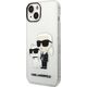 Karl Lagerfeld Etui Karl Lagerfeld KLHCP14MHNKCTGT Apple iPhone 14 Plus transparent hardcase IML GLIT NFT Karl&Choupette