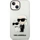 Karl Lagerfeld Etui Karl Lagerfeld KLHCP14MHNKCTGT Apple iPhone 14 Plus transparent hardcase IML GLIT NFT Karl&Choupette