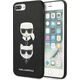 Karl Lagerfeld Etui Karl Lagerfeld KLHCI8LSAKICKCBK Apple iPhone 8/7 Plus czarny/black hardcase Saffiano Ikonik Karl&Choupette Head